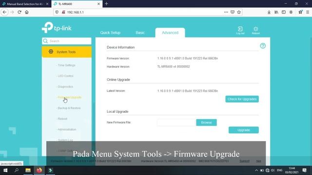Upgrade Router Tp-Link MR6400 V1 V2 V3 V4 V5 Firmware BETA Terbaru 2021 смотреть онлайн