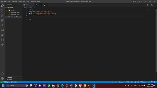 HOW TO PHP CONNECT MONGODB