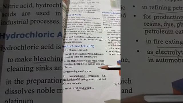 class 7 ch-5 acids bases and salt (exercise) смотреть онлайн