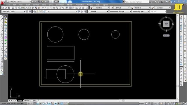 Cách dùng lệnh SCALE và ROTATE trong autocad #12 смотреть онлайн