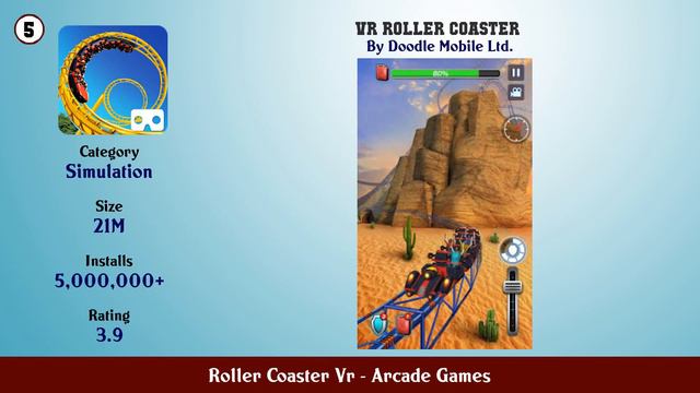 Top 10 Roller Coaster Vr Android Games смотреть онлайн
