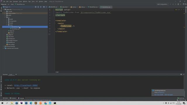 Laravel 9 и Vue 3 SPA интернет магазин 10. Создаем проект на vue3, клиентская часть интернет магази смотреть онлайн
