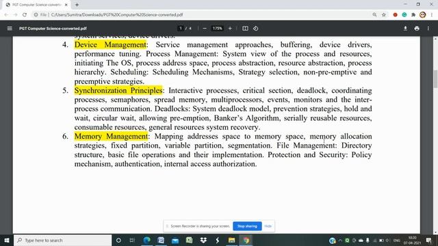 PGT computer science syllabus//EMRS/KVS// Detail Syllabus of PGT Computer Science смотреть онлайн