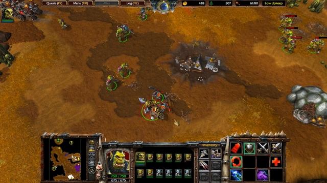 Warcraft 3 REFORGED (Hard) - The Invasion of Kalimdor 03 - Cry of the Warsong смотреть онлайн