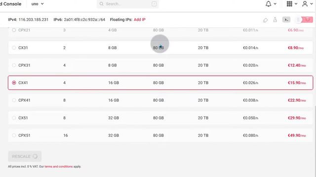 How To Upgrade / Resize Hetzner Cloud Server VCPU And RAM - Rescale Hetzner  Server