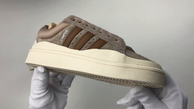 Adidas CAMPUS x BAD BUNNY "Chalky Brown" / unboxing + ASMR + On Foot Look смотреть онлайн