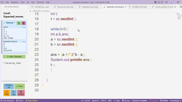 Expected Moves (solution code) June Long One(2022) || Codechef смотреть онлайн