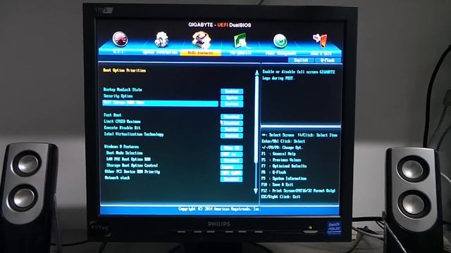 Настройка BIOS (Gigabyte) под SSD смотреть онлайн