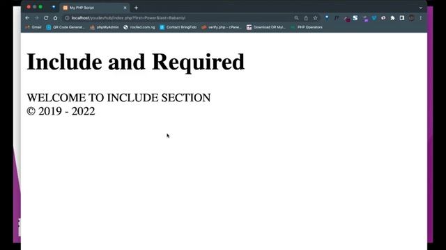 29 Advanced PHP: Include and Required - Backend Development With Power Babaniyi смотреть онлайн
