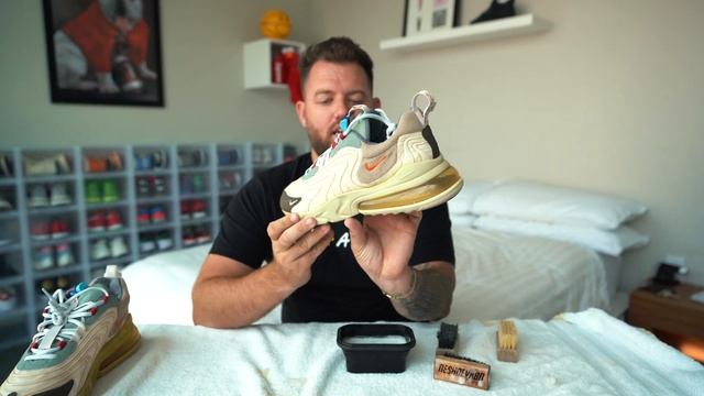 Paint Removal On The Travis Scott Nike Air Max 270 смотреть онлайн