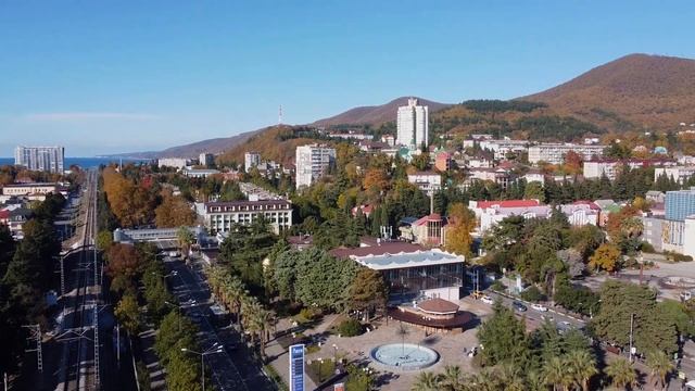 Полет над курортом Лазаревское.?ЛАЗАРЕВСКОЕ СЕГОДНЯ ?СОЧИ. смотреть онлайн