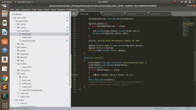 CODEIGNITER + GOOGLE CHART: PART 3 - MEMBACA FILE JSON смотреть онлайн