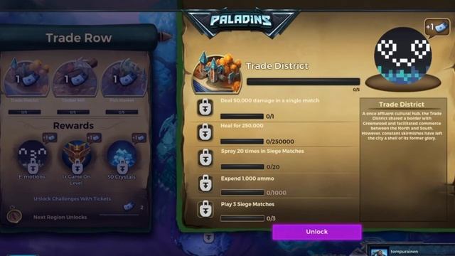 Paladins "Game On" Event Pass - Trials Of The Realm: Trade Row Challenges смотреть онлайн