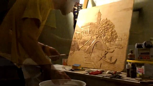 Окрас БАРЕЛЬЕФА "ВЕНЕЦИЯ" смотреть онлайн