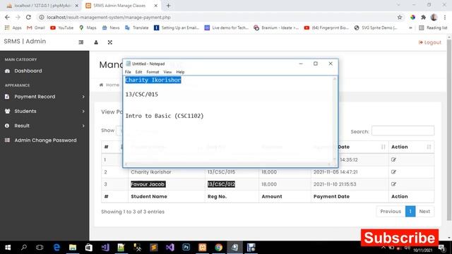 Result Management System in PHP MySQL Source Code смотреть онлайн