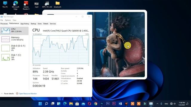 Windows 11 on Core 2 Quad | 4gb Ram 128Gb SSD| Core 2 Quad in 2022| смотреть онлайн