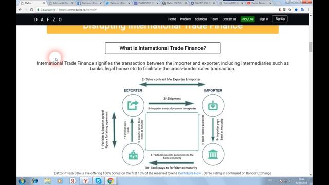 DAFZO - децентрализована глобальная P2P система логистической платформы смотреть онлайн