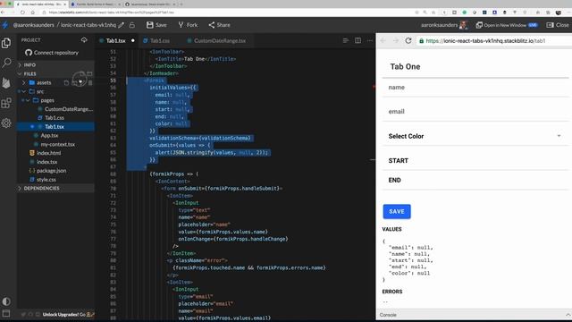 Ionic React JS Form Management & Validation With Formik смотреть онлайн