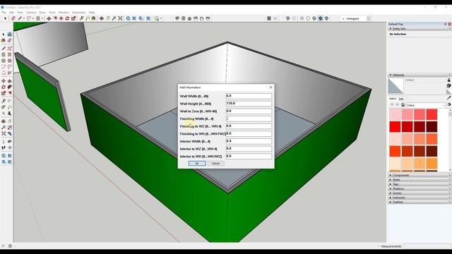 NEW Wall Extension for SketchUp - MAJ Wall Maker! смотреть онлайн