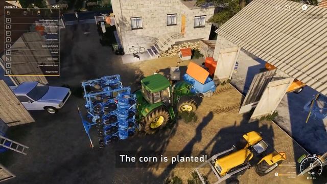 FS19 Kolonia 1990 Timelapse #12 - New tractor and bigger fields! смотреть онлайн