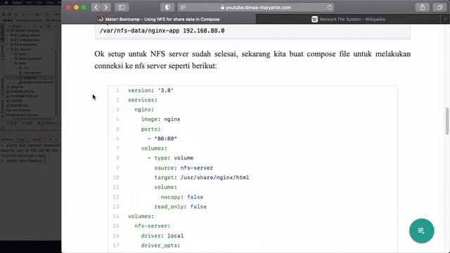 09.h - Using nfs for share data between machine | Belajar Docker смотреть онлайн