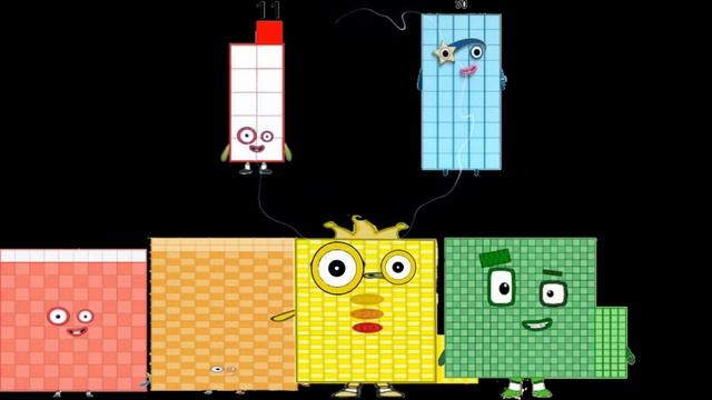 Numberblocks 11 times table stage 1 to 3 and generate value up to 11 000 000 смотреть онлайн