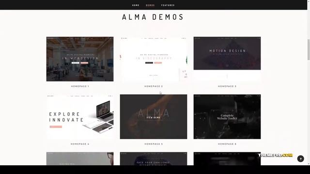 Alma - Minimalist Multi-Use WordPress Theme minimal minimal design Build Website смотреть онлайн