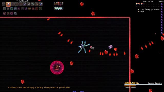 No-hitting Supreme Calamitas... but missing an attack kills me. смотреть онлайн