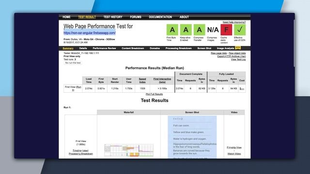 Measuring Angular Universal Page Load Performance (Server-side Rendering with JavaScript Frameworks смотреть онлайн