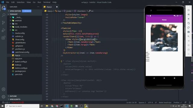 Mengenal Flatlist Component (advanced) - Tutorial React Native 2021 (36/54) смотреть онлайн