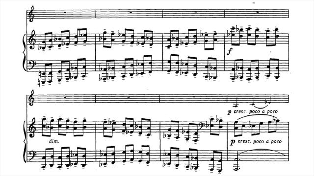 [Tikhon Khrennikov] Three Pieces for Violin and Orchestra Op.26 (Score-Video) смотреть онлайн