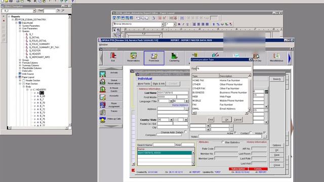 Opera Folio How to add the customers email address to the folio. смотреть онлайн