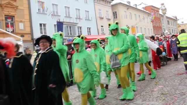Fasching - Carnival parade in Villach, 09 February 2013 смотреть онлайн