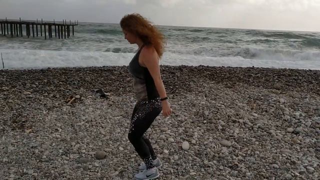 Functional Training With @kattyfilippova In Turkey ? Функциональная тренировка на берегу моря ?