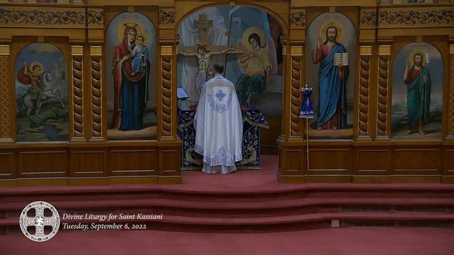 Tuesday, September 6th + Divine Liturgy for Saint Kassiani смотреть онлайн