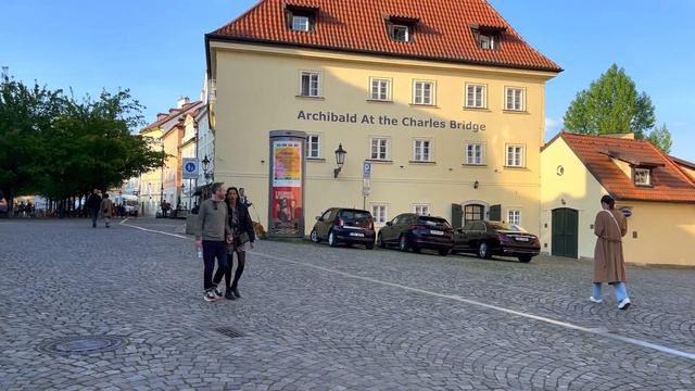 Prague streets Walking tour at Lesser Town (Malá Strana) ?? Czech Republic 4k HDR ASMR смотреть онлайн