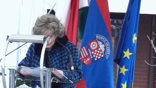 Tom Lantos sétány ünnepélyes átadása a XIII. kerületben - Anette Lantos ... 5. смотреть онлайн