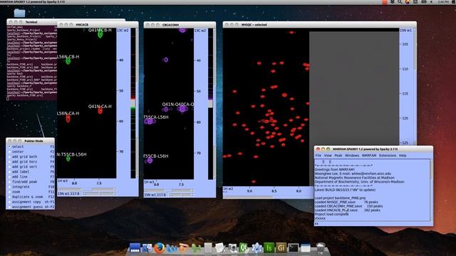 NMRFAM-SPARKY: Transpose and Roll Axes смотреть онлайн