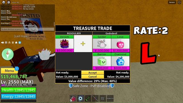 What Players Trades For Toxic Venom Fruit || Fruits Giveaways || Blox Fruit смотреть онлайн