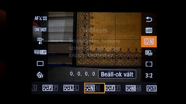 Canon EOS M10 - menü смотреть онлайн