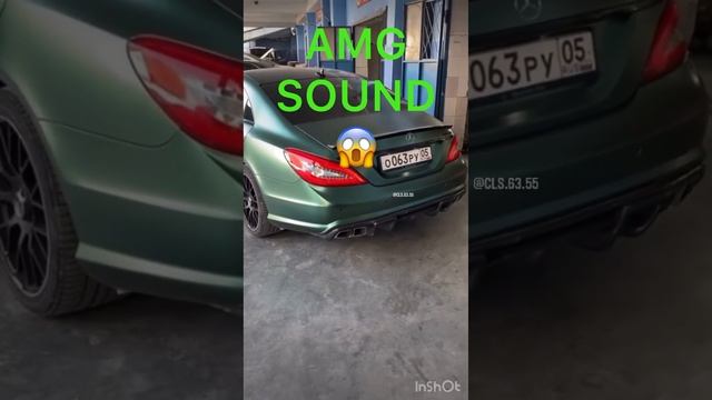 Mercedes Benz W218 AMG Muffler Sound & Мерседес Бенц W218 АМГ звук глушителя