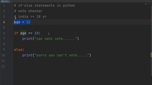 IF-ELSE Statements in Python , see how the conditional flow works смотреть онлайн