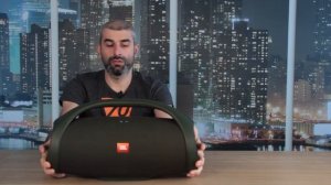 Обзор портативной колонки JBL Boombox, тест звука. Сравнение размеров с JBL Xtreme, Charge 3, Flip