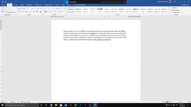 Dictado por VOZ Word Windows 10 смотреть онлайн