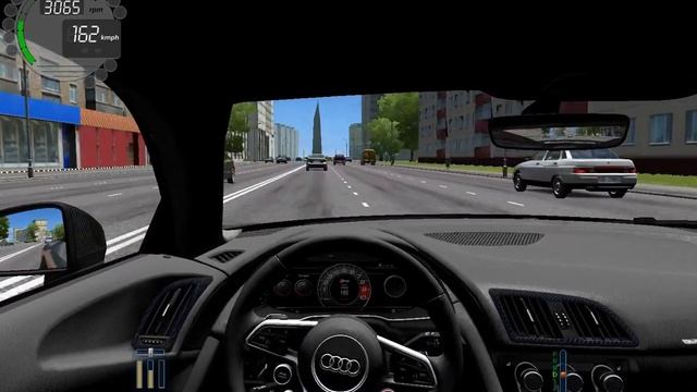 City Car Driving | Audi R8 V10 PLUS | Logitech G27 смотреть онлайн