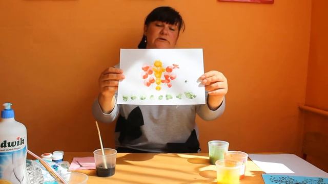 Мастер-класс "Нетрадиционная техника рисования" смотреть онлайн
