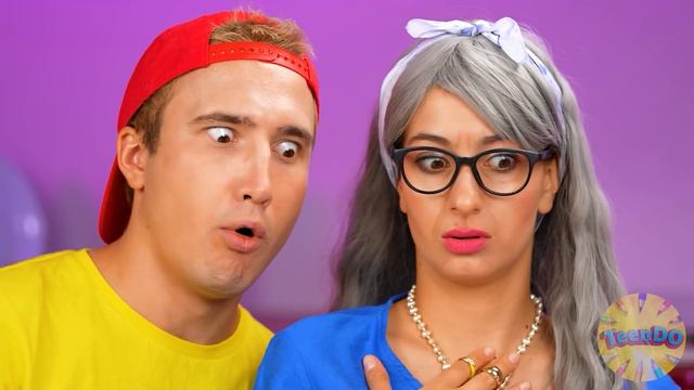 Me Vs Grandma Cooking Challenge | Simple Secret Kitchen Hacks And Tools By TeenDO Challenge