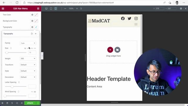 Modify the Header for the Mobile Responsive - Elementor Wordpress Tutorial смотреть онлайн