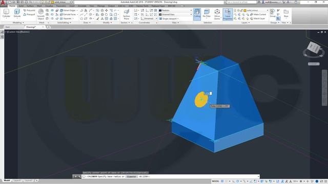 6.4 Bearing Block - Autocad 2018 Training - Part Design смотреть онлайн
