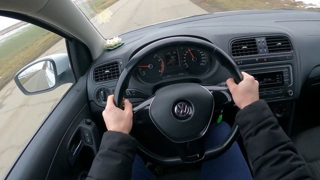 2016 Volkswagen Polo 1.6 AT (110hp) - Pov Test Drive смотреть онлайн